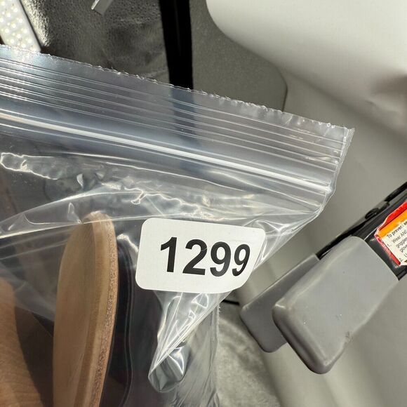 Paul Green Raquel Sandal Womens 10 Black Leather Open Toe Bootie Slingback - Picture 16 of 16